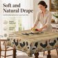 Nappe Rustique Vintage à Motif Coq