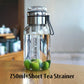 💧🍵 Bouteille en verre 750/1000 ml – Filtre à thé inox, housse isolante anti-fuite, hydratez-vous avec style et dégustez vos infusions partout, sans plastique ni fuite 🌿✨