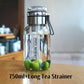 💧🍵 Bouteille en verre 750/1000 ml – Filtre à thé inox, housse isolante anti-fuite, hydratez-vous avec style et dégustez vos infusions partout, sans plastique ni fuite 🌿✨