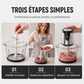 🛒 Offre limitée : –50 % ! 🔪 Robot de cuisine 2000W – Fini les hachages interminables et les textures irrégulières – Lames pro, bol 2/3L, acier inoxydable – Idéal pour viande, légumes et repas bébé 🥩