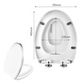 ✨🔥Siège de toilette 2 en 1 pour adultes et enfants