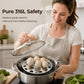 Grille de Cuisson à Vapeur Pliable en Acier Inoxydable 316L pour Casseroles