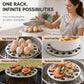 Grille de Cuisson à Vapeur Pliable en Acier Inoxydable 316L pour Casseroles