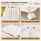 🛒🚪 -60% ! 🛠️Organisateur de Rangement Pliable à Plusieurs Niveaux avec Roues.