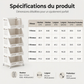 🛒🚪 -60% ! 🛠️Organisateur de Rangement Pliable à Plusieurs Niveaux avec Roues.
