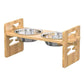 🐕⬆️ Gamelle surélevée réglable en hauteur pour chien et chat – Posture naturelle, soulage le cou et les articulations, idéale pour les grands chiens, les seniors et les races à museau plat 🦴💚