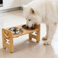 🐕⬆️ Gamelle surélevée réglable en hauteur pour chien et chat – Posture naturelle, soulage le cou et les articulations, idéale pour les grands chiens, les seniors et les races à museau plat 🦴💚