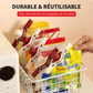 🔒💧 Pince de scellage étanche à l’humidité avec bec verseur – Garde vos aliments au sec et frais, facile à verser et réutilisable au quotidien 🍱