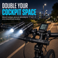 🚴 Rallonge de guidon de vélo avec batterie externe USB : double fixation, étanche, résistante aux vibrations