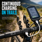 🚴 Rallonge de guidon de vélo avec batterie externe USB : double fixation, étanche, résistante aux vibrations