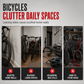 🚲🔧 Support de stationnement pliable pour vélo – Double tige en U, stable et compact, pour garer et exposer vos vélos de route et VTT à la maison ou en garage 🏠✅