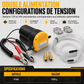 ⛽⚡ Pompe de Transfert et d'Extraction d'Huile et Diesel – Auto-Amorçante, Moteur en Cuivre et Branchement Batterie