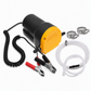 ⛽⚡ Pompe de Transfert et d'Extraction d'Huile et Diesel – Auto-Amorçante, Moteur en Cuivre et Branchement Batterie