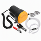 ⛽⚡ Pompe de Transfert et d'Extraction d'Huile et Diesel – Auto-Amorçante, Moteur en Cuivre et Branchement Batterie