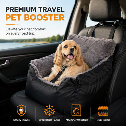 🐾 PROMO FLASH : 50% DE RÉDUCTION ! Siège Auto Rehausseur Semi-Fermé pour Animaux – Tissu Oxford 600D & Sangle de Sécurité Intégrée for des Voyages Confortables et Sereins 🚗🐶