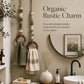 🧺🌸 Porte-serviette décoratif en perles – Perles en céramique, corde en jute et anneau en bois, une touche bohème et naturelle pour votre salle de bain ou cuisine 🏡