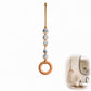 🧺🌸 Porte-serviette décoratif en perles – Perles en céramique, corde en jute et anneau en bois, une touche bohème et naturelle pour votre salle de bain ou cuisine 🏡