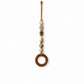 🧺🌸 Porte-serviette décoratif en perles – Perles en céramique, corde en jute et anneau en bois, une touche bohème et naturelle pour votre salle de bain ou cuisine 🏡