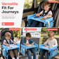 🚗 NU 50% KORTING! 🎨 Autostoel Reistafel voor Kinderen – Tekenbord & Opbergorganizer – Stabiel Bureau voor Lange Ritten ✏️