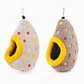 🐦 OFFRE LIMITÉE : -50 % 🥚 Nid suspendu en coton pour oiseaux, forme d’œuf, polaire double épaisseur, refuge chaud pour l’hiver