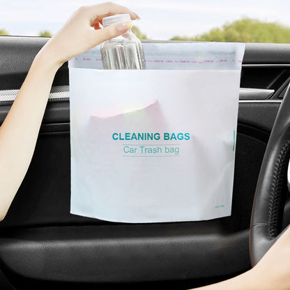 🚗🗑️ Sacs de Nettoyage Auto Autoportants & Auto-Adhésifs – Sans Résidus, Multiusages, Imperméables | Lot de 20 pcs 🌿✅