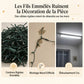🌿✨ Guirlande Lumineuse en Liane 144 LED – Blanc Chaud, Branches Flexibles et Ambiance Apaisante