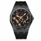 Montre de sport à quartz pour homme avec aiguilles lumineuses et date